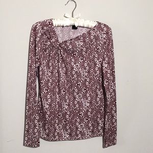 Long sleeve patterned shirt